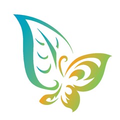 abstract butterfly icon