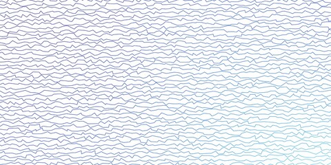 Dark BLUE vector background with wry lines. Colorful illustration with curved lines. Pattern for websites, landing pages.