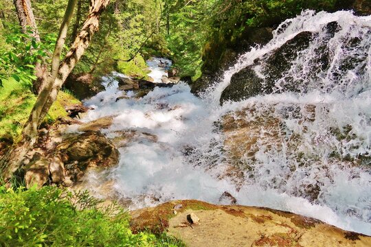Reichenbachfall, Meiringen, Berner Oberland, Schweiz