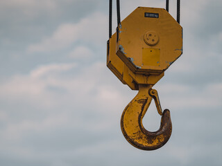 Fototapeta premium construction lift hook