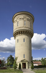 Fototapeta na wymiar Former water tower in Polotsk. Belarus
