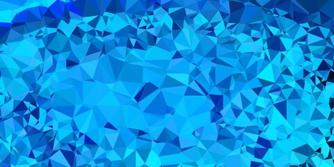 Light blue vector geometric polygonal design.
