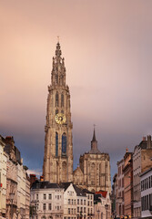 Cathedral of Our Lady in Antwerp. Belgium