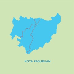 map of kota pasuruan