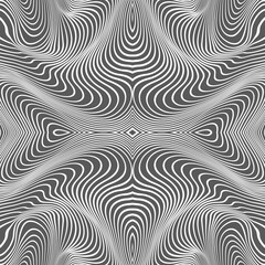 Obraz premium Vector abstract lines pattern. Waves background