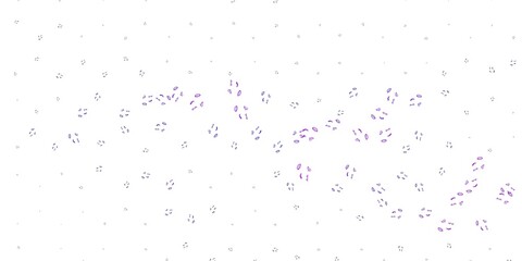 Light Purple, Pink vector background with woman symbols.