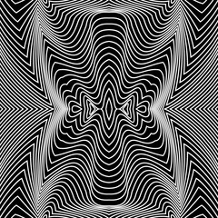 Vector abstract lines pattern. Waves background