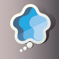 blank thought bubble