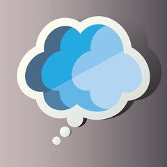 blank thought bubble