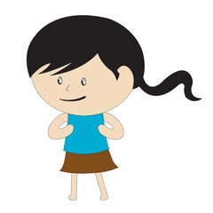 Obraz premium girl smiling