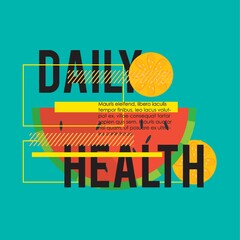 Obraz premium daily health quote
