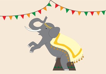 circus elephant
