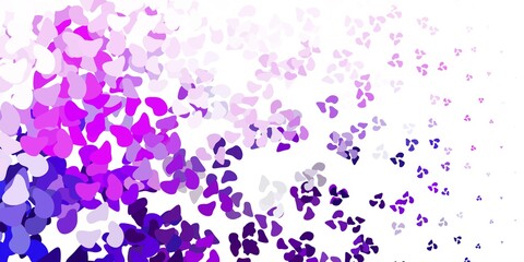 Light purple vector background with random forms.