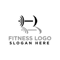 fitness logo vector design template