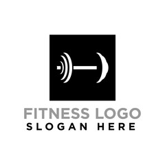 fitness logo vector design template