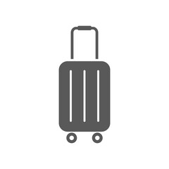 travel bag icon vector design template