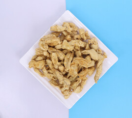 Indian Traditional Spicy food Gathiya, Gathiya Namkeen, Popular tea time snack in Gujarat