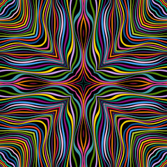 Abstract vintage ornamental patch seamless pattern