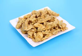 Indian Traditional Spicy food Gathiya, Gathiya Namkeen, Popular tea time snack in Gujarat