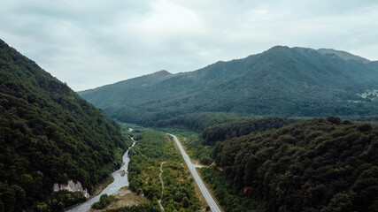 road in the mountains