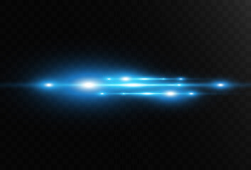 Light blue vector special effect. Glowing beautiful bright lines on a dark background.