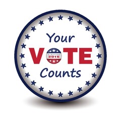election vote badge