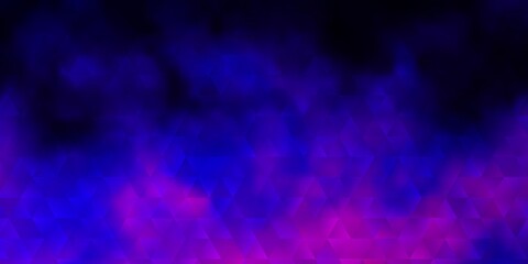Light Purple, Pink vector backdrop with lines, triangles.