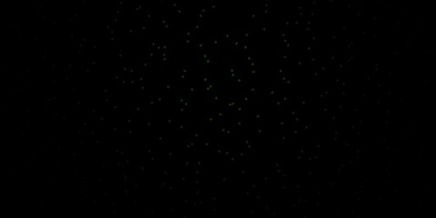 Dark Green, Yellow vector pattern with abstract stars. Modern geometric abstract illustration with stars. Design for your business promotion.