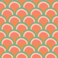 Seamless pattern of arches.