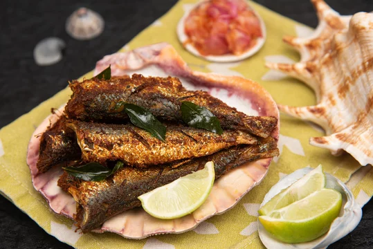 Sardine Fish Fry Or Pilchard Fry Fish Curry With Salad Tasty Sea Food Cuisine Kerala India Popular Dish In Coastal Area Restaurant Mathi Or Chala Meen Fry Best Served With Rice Stock Select from premium pilchard of the highest quality. sardine fish fry or pilchard fry fish
