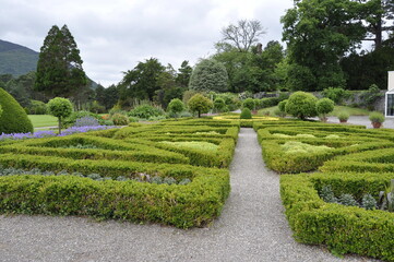 Gardens in Killarney national park, Ireland