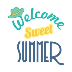 welcome sweet summer poster
