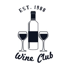 wine club label