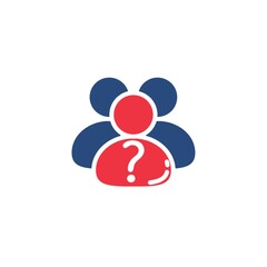 group of people with question mark