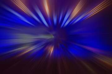 Abstract blurred radial vibrant navy blue color background.