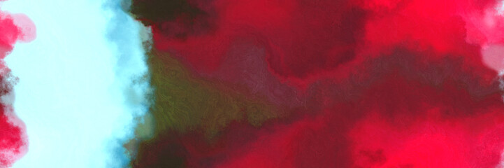 Fototapeta premium abstract watercolor background with watercolor paint style with pale turquoise, dark pink and crimson colors. can be used as background texture or graphic element