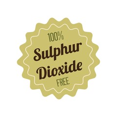 sulphur dioxide label