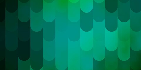 Light Green vector layout with lines. Repeated lines on abstract background with gradient. Smart design for your promotions.