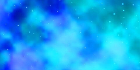 Light BLUE vector pattern with abstract stars. Modern geometric abstract illustration with stars. Pattern for wrapping gifts.