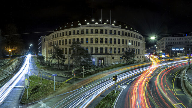 Winterthur by night