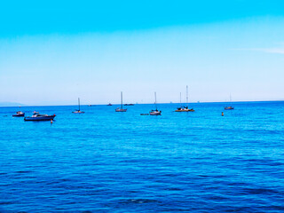 Santa Barbara is a city on the central California coast, with the Santa Ynez Mountains as dramatic backdrop