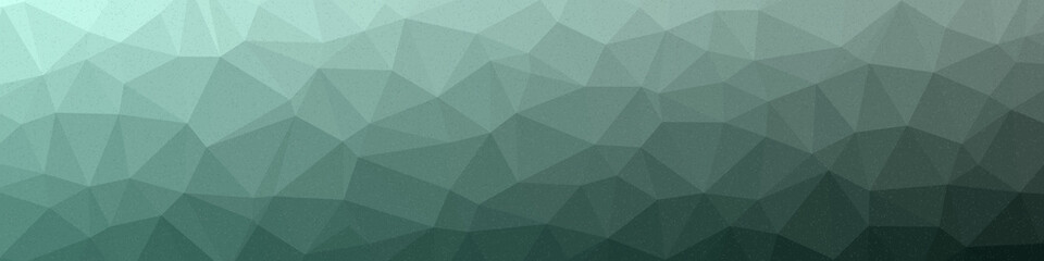 Obraz premium Dark Green color Abstract color Low-Polygones Generative Art background illustration