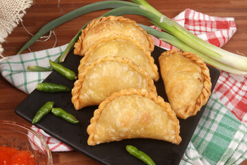 pastel snack is traditional snack in indonesia
