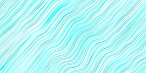 Light BLUE vector layout with curves. Gradient illustration in simple style with bows. Pattern for ads, commercials.