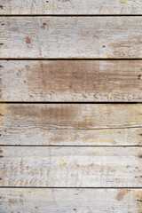 Aged painted wood wall from planks. Background texture