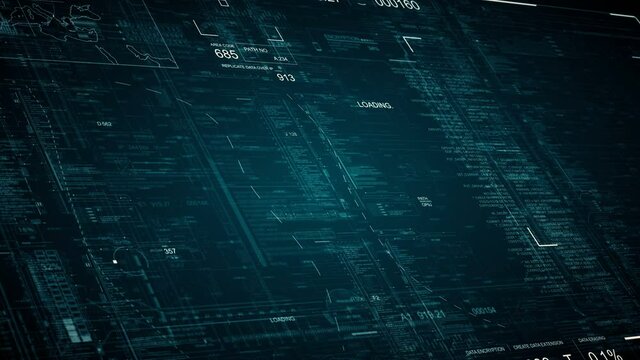 HUD technological futuristic Sci Fi background.Digital infographic.User Interface data screen.Green.Type 2