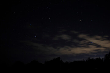 Fototapeta premium stars/cloud sky landscape