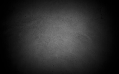 Old wall texture cement dark black gray  background abstract grey color design are light with white gradient background.
