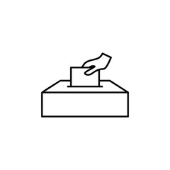 vote icon vector 