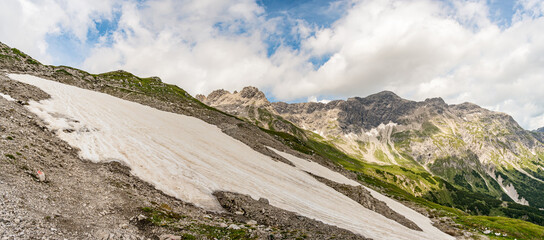 Fantastic hike in the Lechquellen Mountains in Vorarlberg Austria